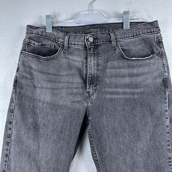 Levi Strauss & Co. Straight Leg Jeans Mens Size 38X30 Mid Rise S40196 Black - Picture 3 of 14